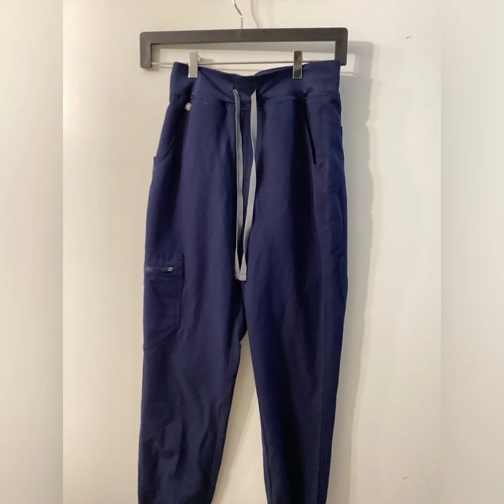 Figs Navy Blue Jogger scrub pants‎ Technical Collection XS